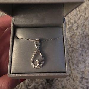 Diamond chip necklace from Zales